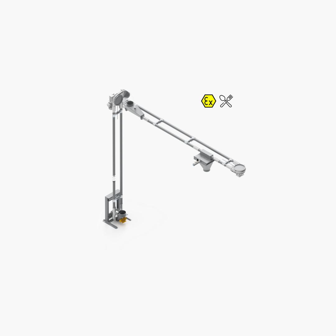 Aeromechanischen Förderer