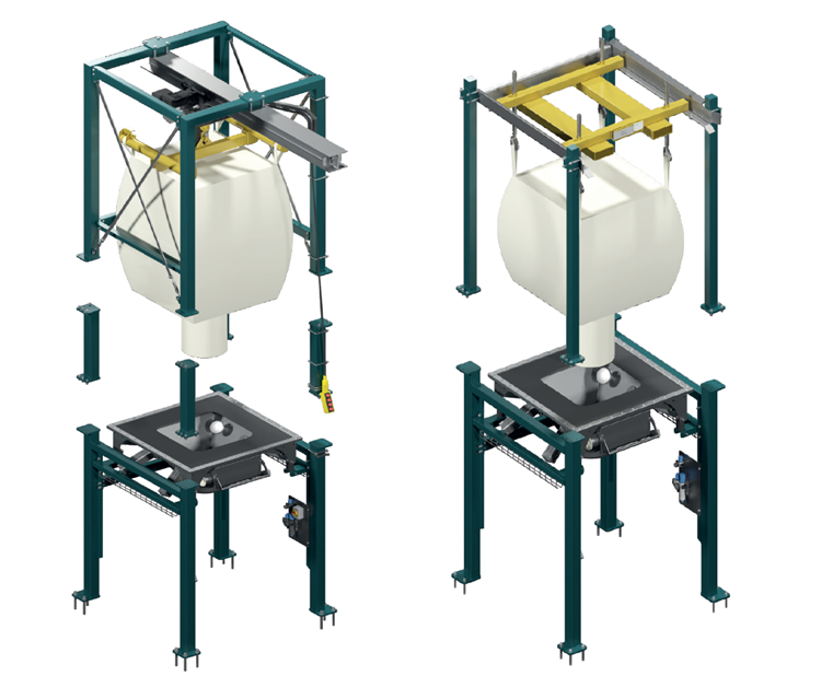 Modulare Big-Bag Entleerstation