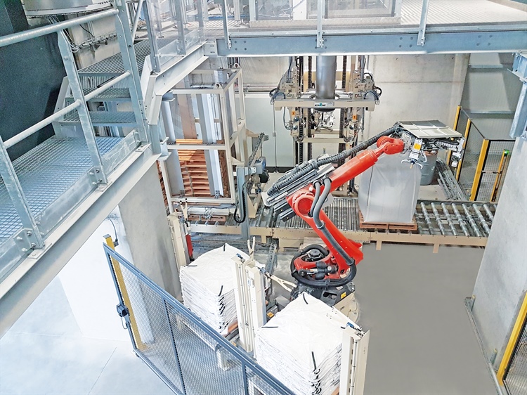 Vollautomatische Big-Bag-Füllanlage